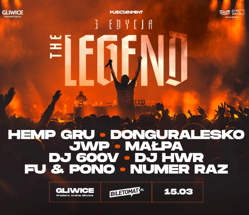 Hip-hopowe święto! The Legend Festiwal – Trzecia Edycja